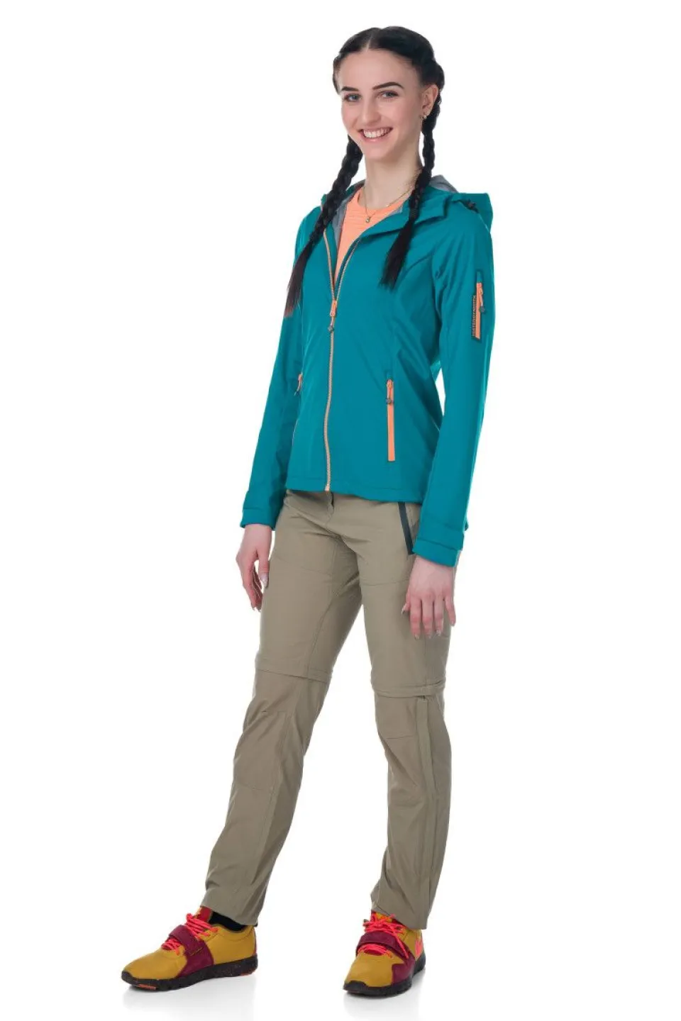 Veste Softshell Kilpi pour Randonnée - Confort Optimal & Style Urbain | Modèle Femme BELTRA-W | Protection contre les Intempéries