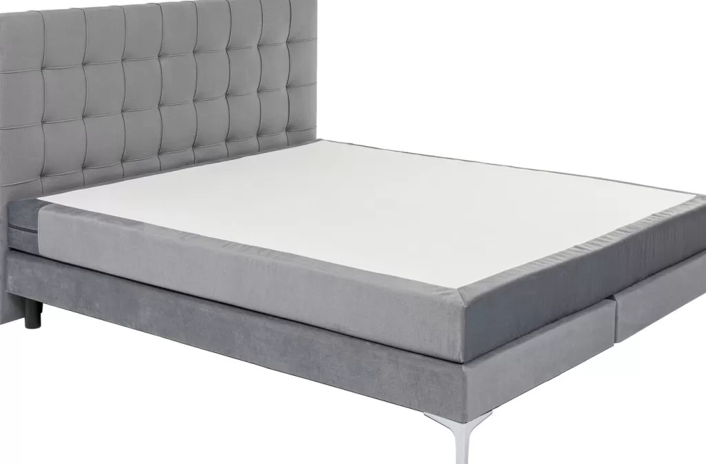 Lit design Benito Star par KARE - Modèle Élégant en Gris Anthracite, Dimensions Reine 180 x 200 cm, Structure Confortable pour Chambre Contemporaine