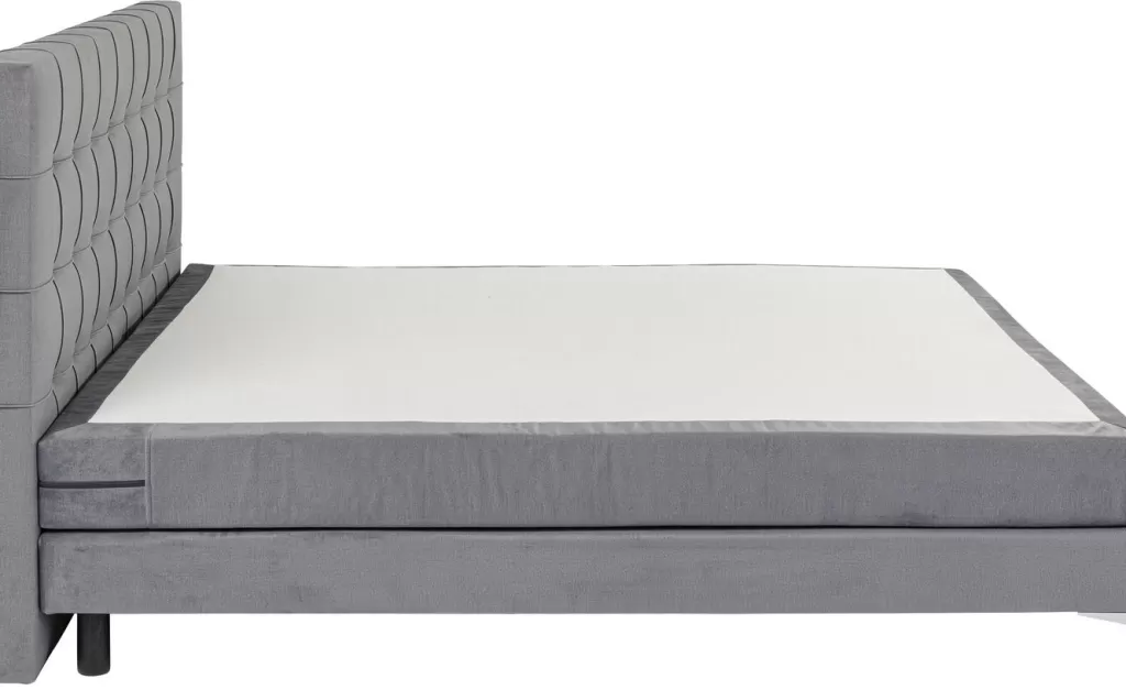Lit design Benito Star par KARE - Modèle Élégant en Gris Anthracite, Dimensions Reine 180 x 200 cm, Structure Confortable pour Chambre Contemporaine