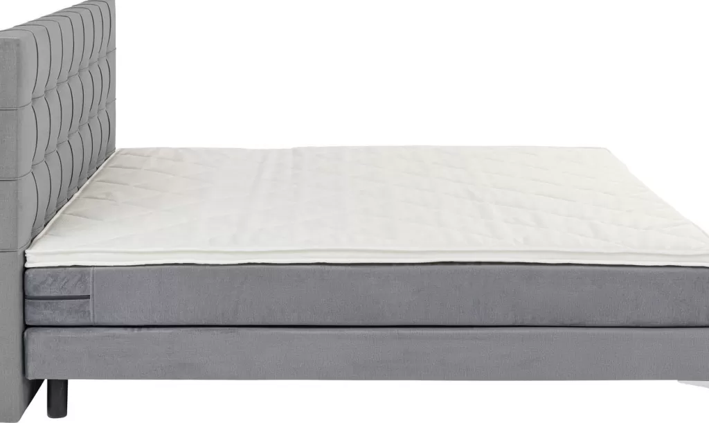 Lit design Benito Star par KARE - Modèle Élégant en Gris Anthracite, Dimensions Reine 180 x 200 cm, Structure Confortable pour Chambre Contemporaine