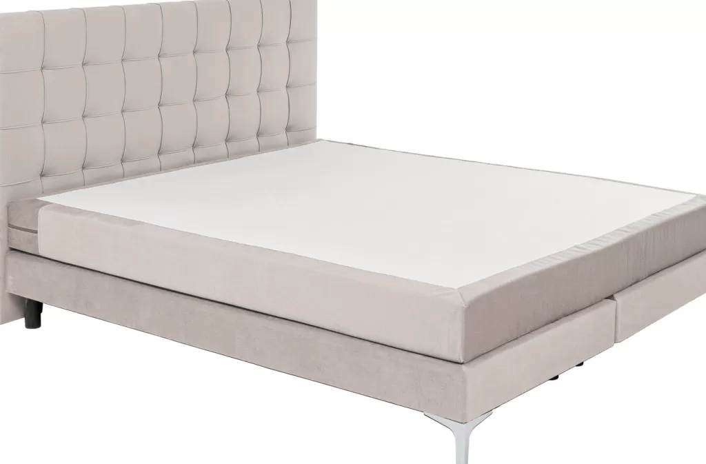 Lit double Benito Star édition design - Crème chaleureux - KARE Collection 160x200 cm