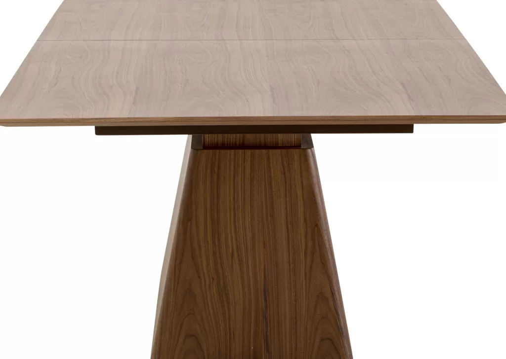 Table extensible Benvenuto en noyer naturel - Design modulable KARE (200/250 x 110 cm)