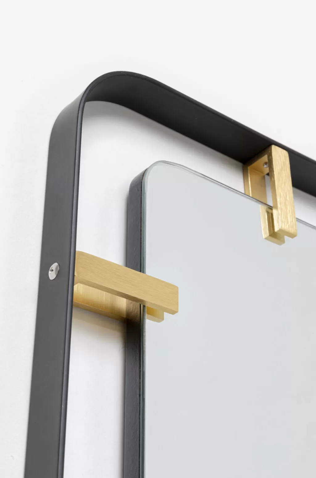 Miroir Décoratif Murale Betsy - Cadre Métal Doré Design KARE - Format Grand 55 x 165 cm - Décoration Contemporaine pour Intérieur