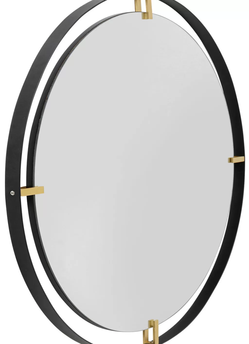 Miroir Design Contemporain KARE - Cadre Métal Modèle Betsy, Diamètre 90 cm