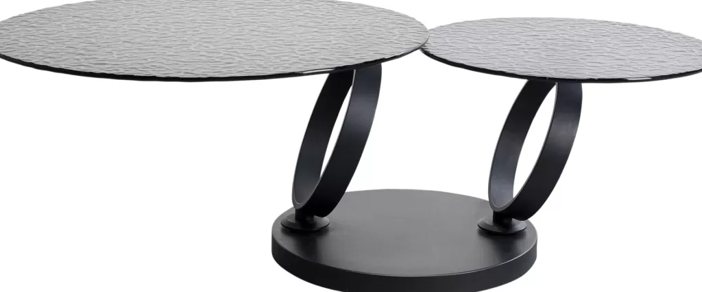 Table Basse Design Bulle Beverly - Noir Élégant pour Salon Moderne, Dimensions 133 x 80 cm - Création Exclusive KARE