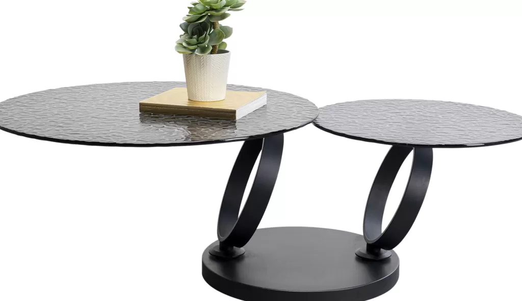 Table Basse Design Bulle Beverly - Noir Élégant pour Salon Moderne, Dimensions 133 x 80 cm - Création Exclusive KARE