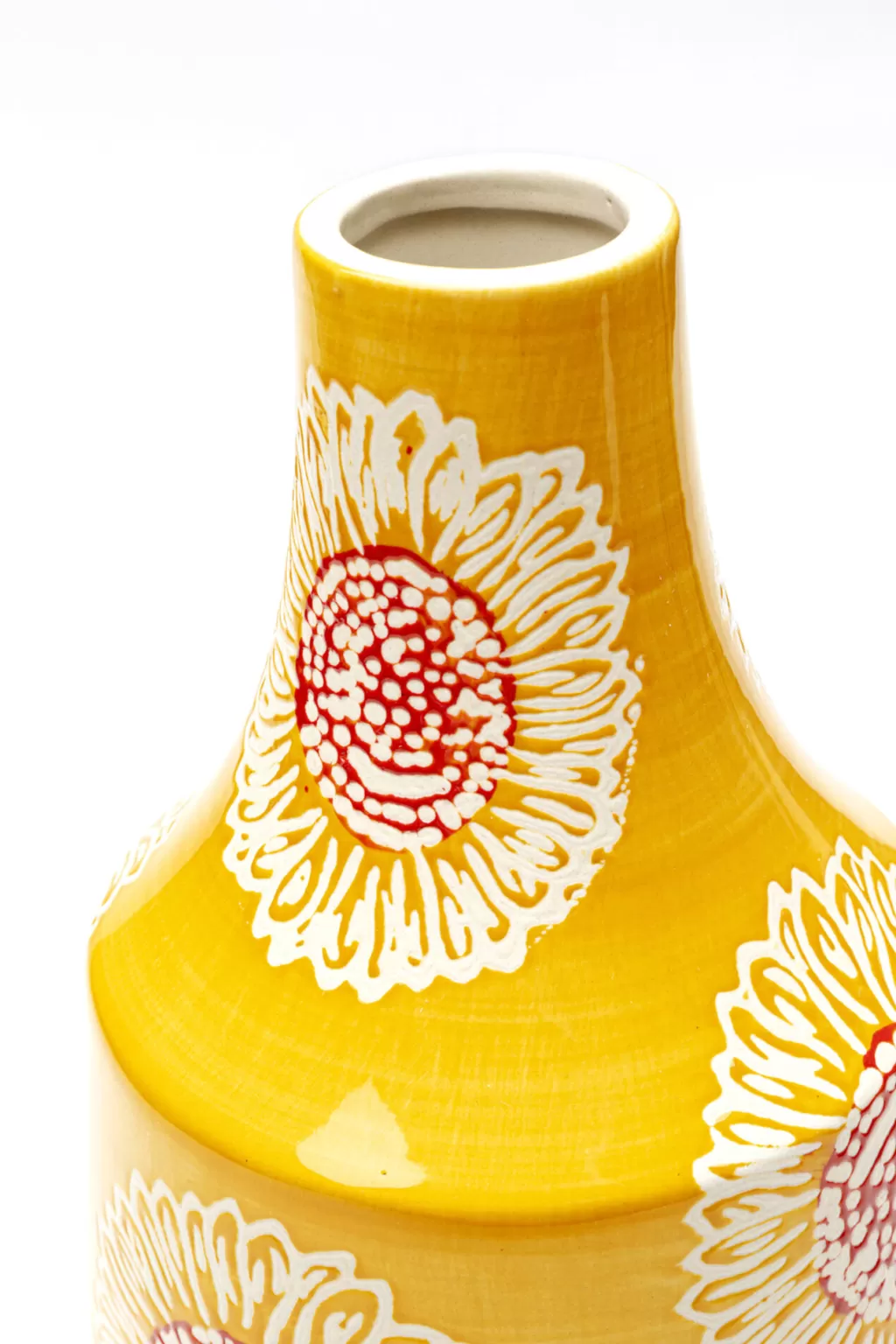 Vase Design Floraison Majestueuse - Élégance Dorée 38cm pour Salon Épuré | Création KARE