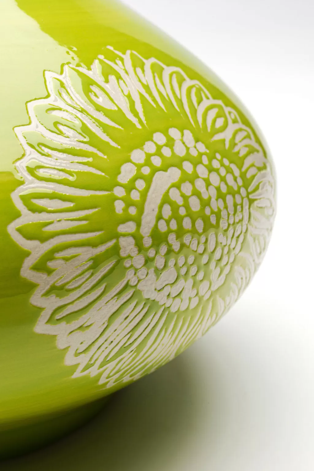 Grand vase décoratif KARE Design - Big Bloom | Vert émeraude 21 cm pour un intérieur contemporain