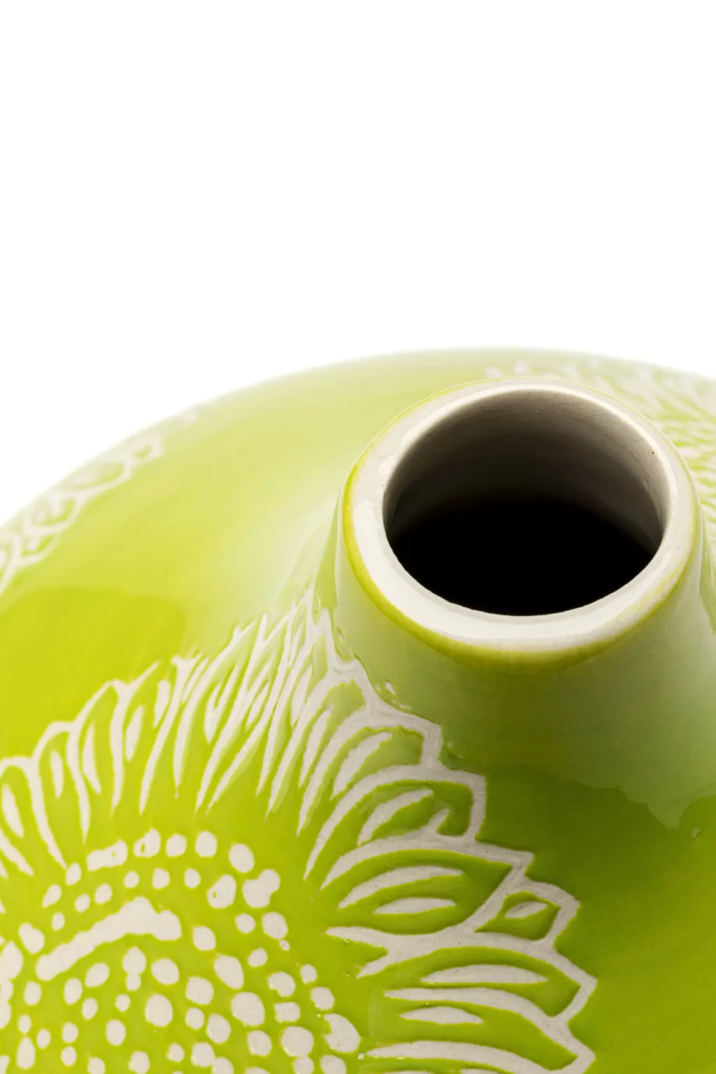 Grand vase décoratif KARE Design - Big Bloom | Vert émeraude 21 cm pour un intérieur contemporain