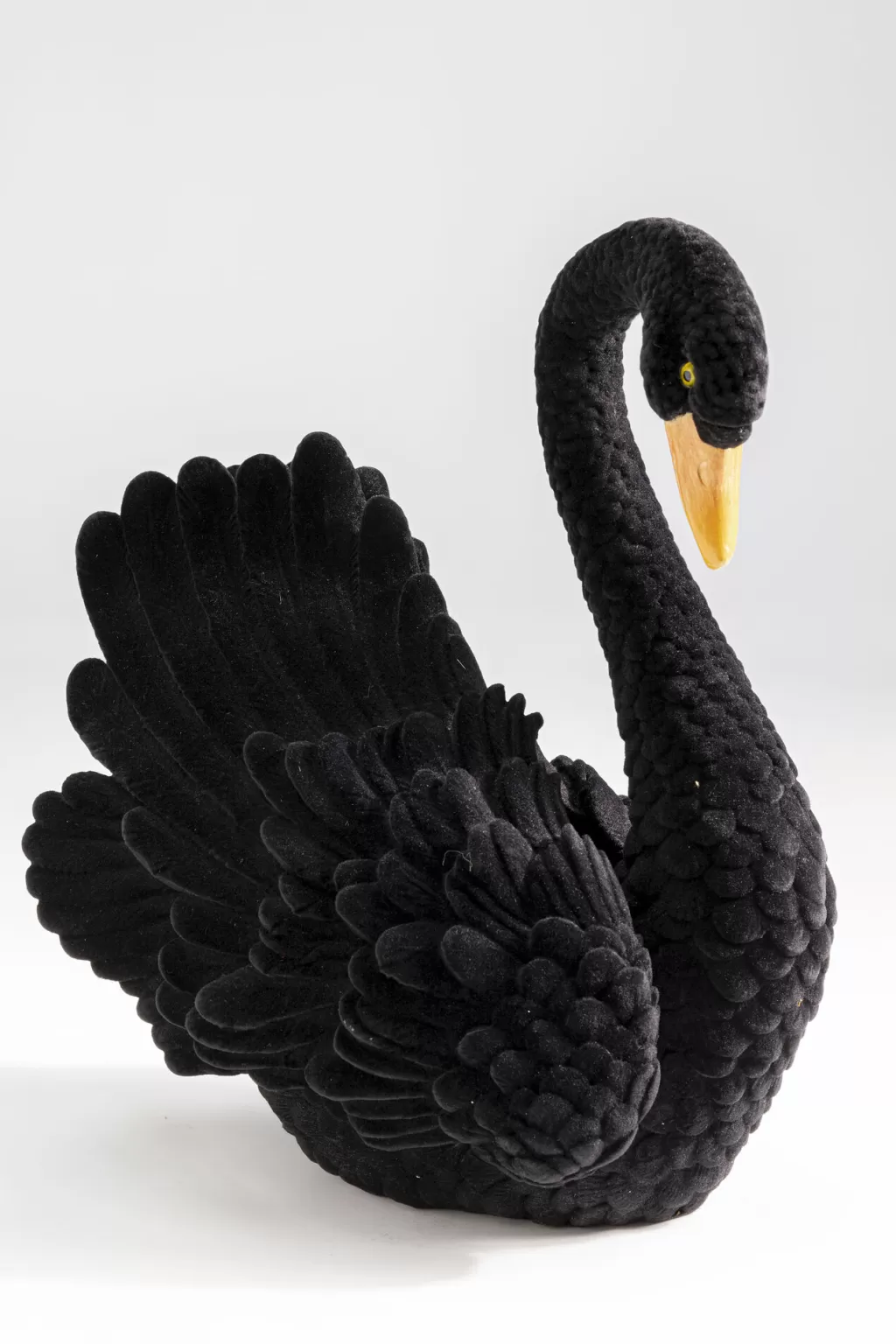 Figurine Décorative Cygne Noir Élégante - Kare Design - Objet de Décoration Moderne 28 cm