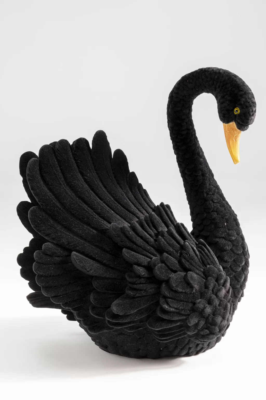 Figurine Décorative Cygne Noir Élégante - Kare Design - Objet de Décoration Moderne 28 cm