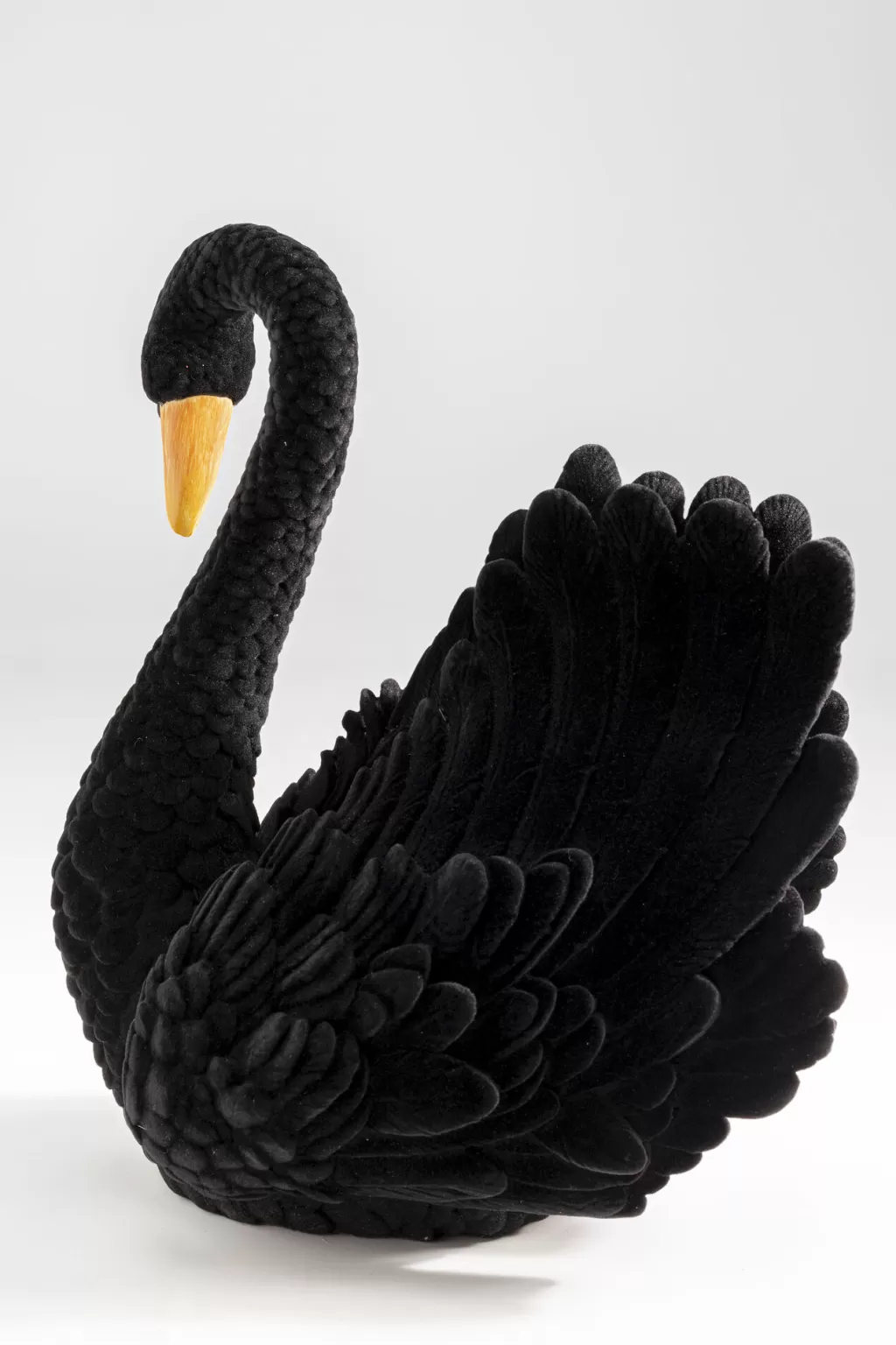 Figurine Décorative Cygne Noir Élégante - Kare Design - Objet de Décoration Moderne 28 cm