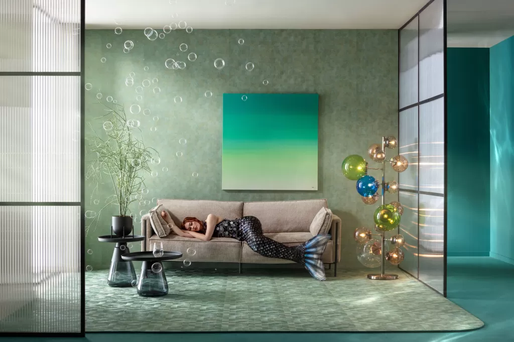 KARE Design - Table d'appoint fumée Bottiglia | Noir sophistiqué Ø60 cm pour salon contemporain