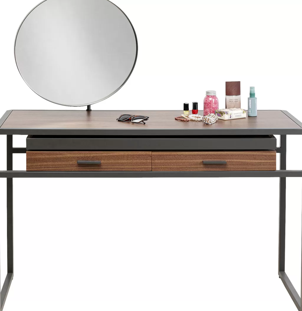 Table Console Design Moderne Bravo - Miroir Intégré KARE 
Dimensions Polyvalentes 120 x 45 cm - Décoration Murale Élégante et Fonctionnelle