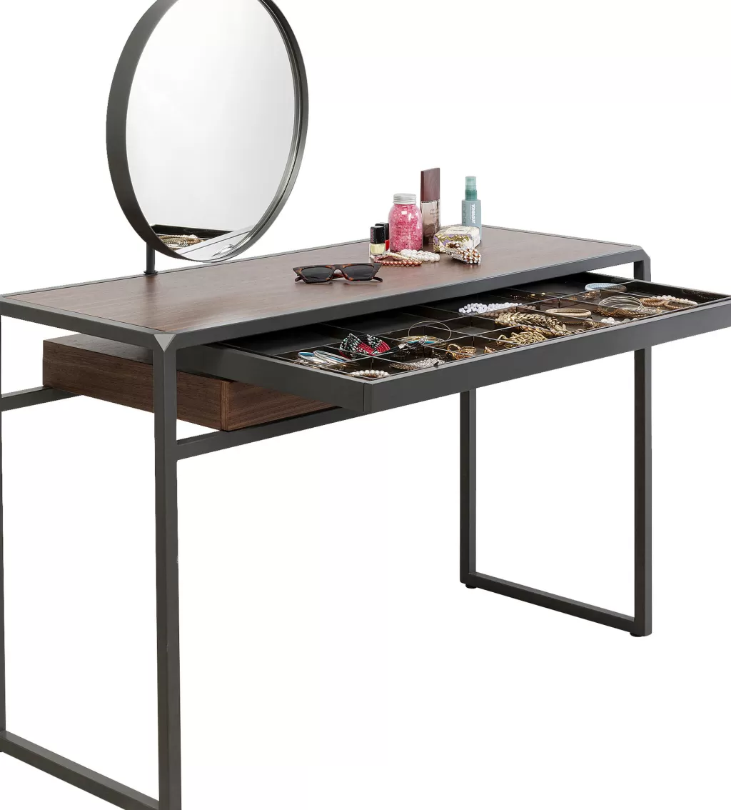 Table Console Design Moderne Bravo - Miroir Intégré KARE 
Dimensions Polyvalentes 120 x 45 cm - Décoration Murale Élégante et Fonctionnelle