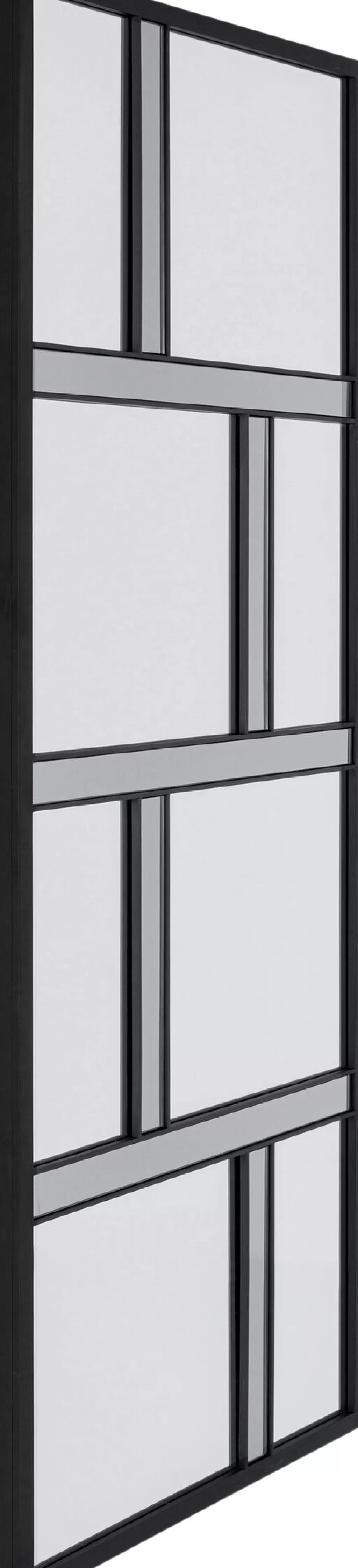Miroir Mural Design Contemporain en Brique - Noir Profond, Dimensions 71x182 cm, Collection KARE