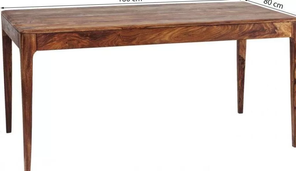 Table basse Brooklyn Nature par KARE Design - Plateau bois massif 160x80 cm, dimensions généreuses pour votre intérieur contemporain
