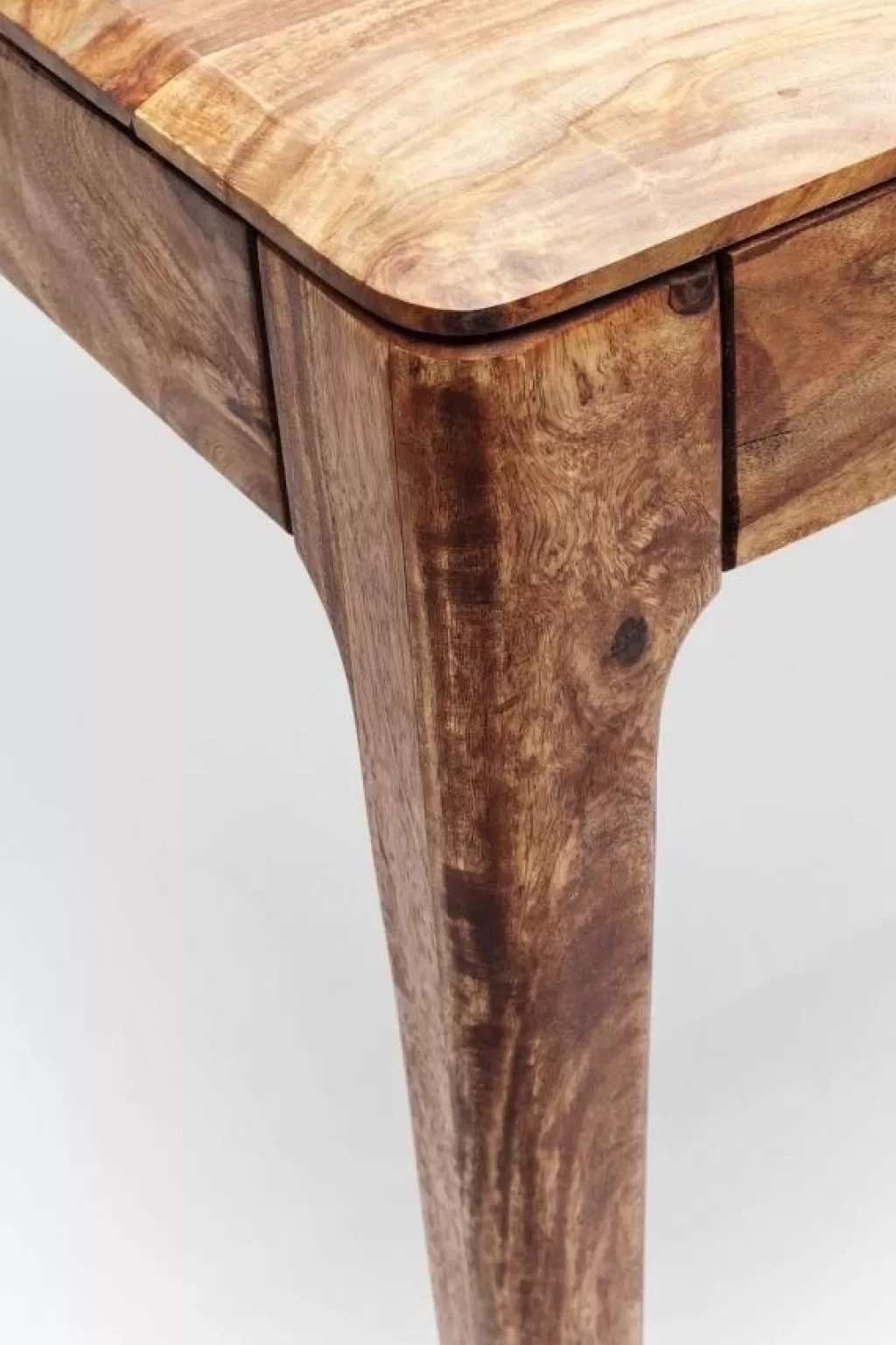Table Design Brooklyn Nature en Chêne Recyclé - 90 x 175 cm