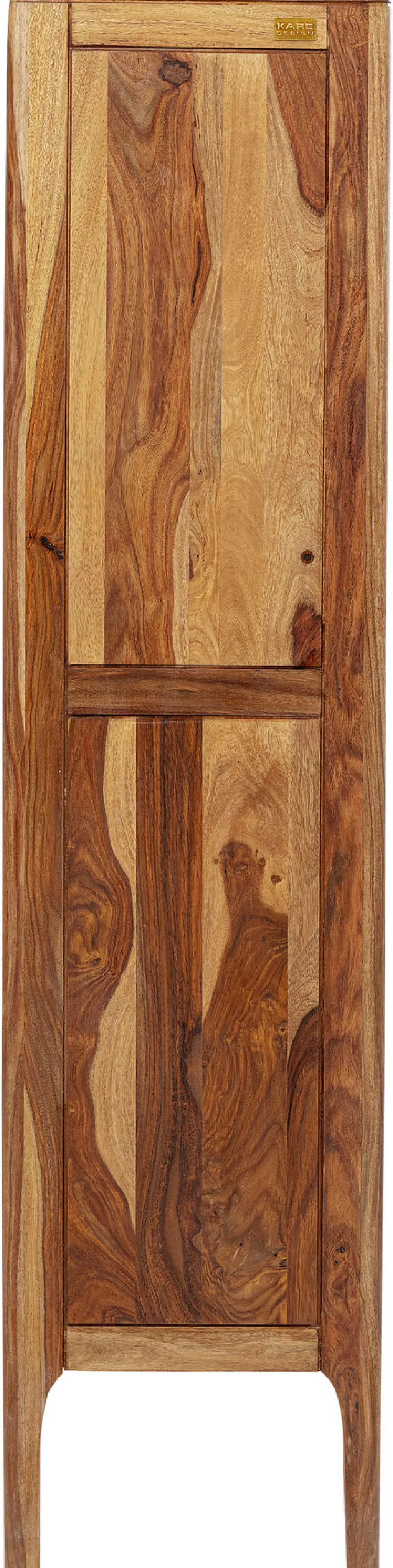 Vitrine Brooklyn Nature par KARE Design - Armoire de présentation avec 2 portes en verre, style industriel épuré - Collection exclusive éco-responsable