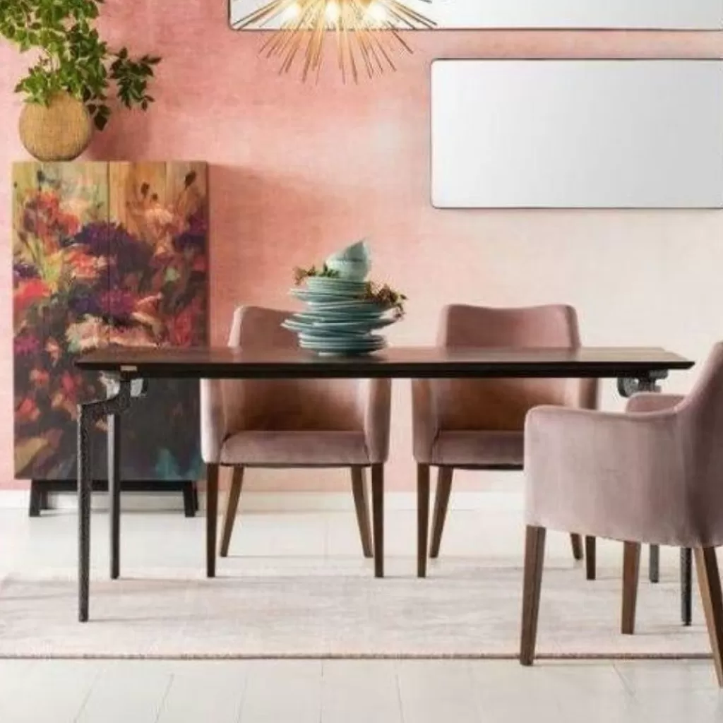 Table design Bug par KARE - Format XXL 90x200 cm en finition anthracite, idéale pour espaces contemporains