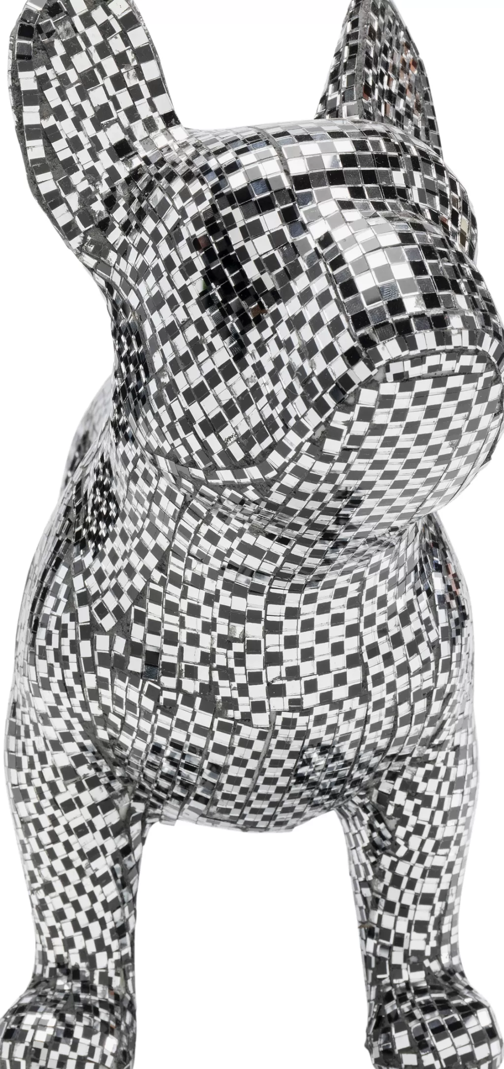 Bulldog Disco Rétro - Figurine Décorative Vibrante en Céramique par KARE Design (36 cm)  
Style Années 70 - Idée Cadeau Déco Intérieur pour Amateurs de Chiens Originaux
