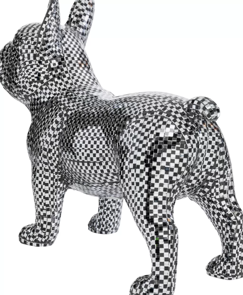 Bulldog Disco Rétro - Figurine Décorative Vibrante en Céramique par KARE Design (36 cm)  
Style Années 70 - Idée Cadeau Déco Intérieur pour Amateurs de Chiens Originaux