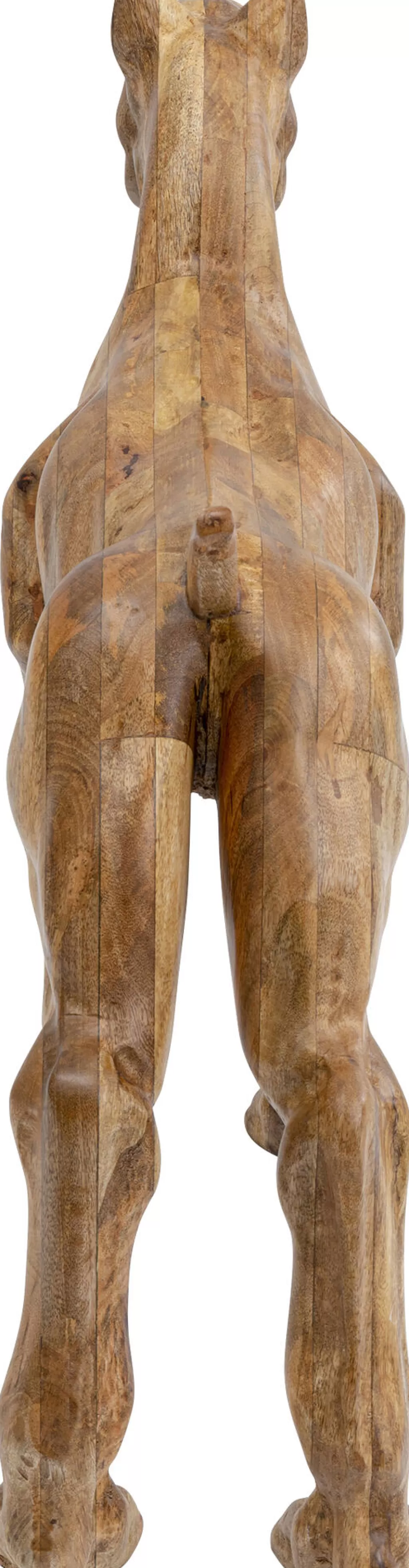KARE Design - Sculpture Murale Bulldog en Bois Massif, Décor Moderne - Dimensions H70 x L78 cm