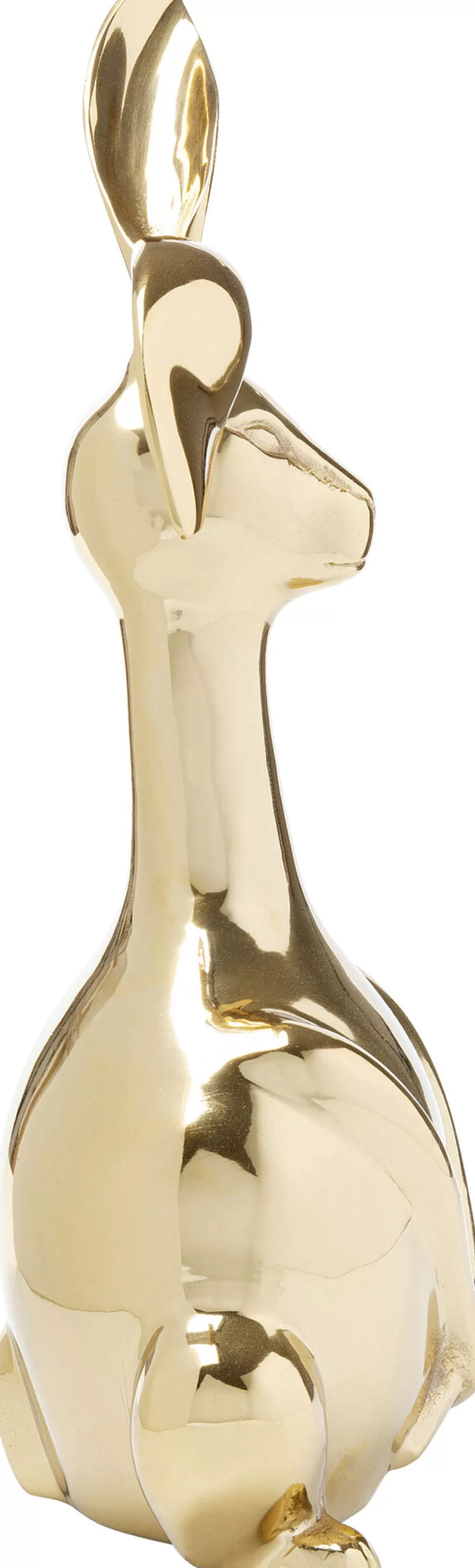 KARE DESIGN - Figurine Mignonne Lapin Pupu en Doré 37 cm - Décoration d'Intérieur Élégante