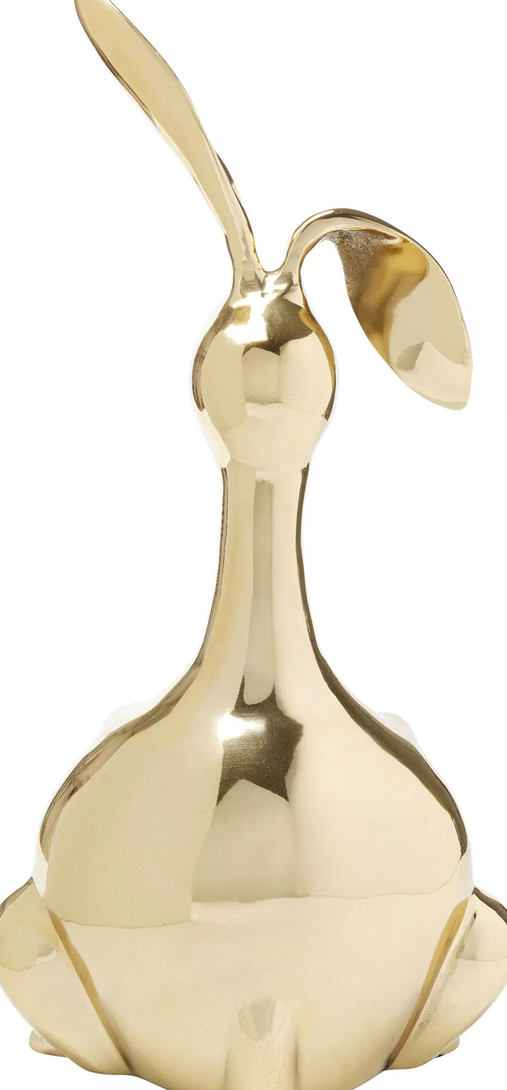 KARE DESIGN - Figurine Mignonne Lapin Pupu en Doré 37 cm - Décoration d'Intérieur Élégante