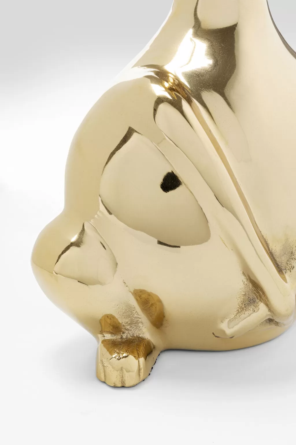 KARE DESIGN - Figurine Mignonne Lapin Pupu en Doré 37 cm - Décoration d'Intérieur Élégante