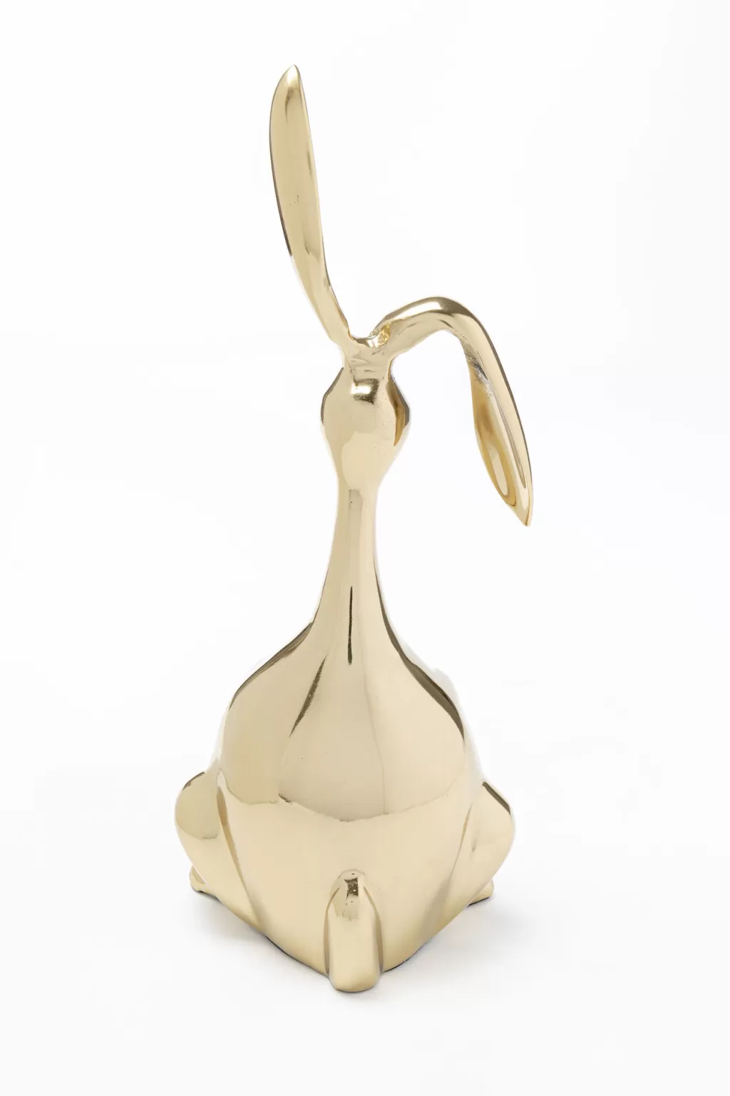 KARE Design – Figurine « Bunny Pupu » en Or, Décorations Mignonnes pour Intérieur – 52 cm