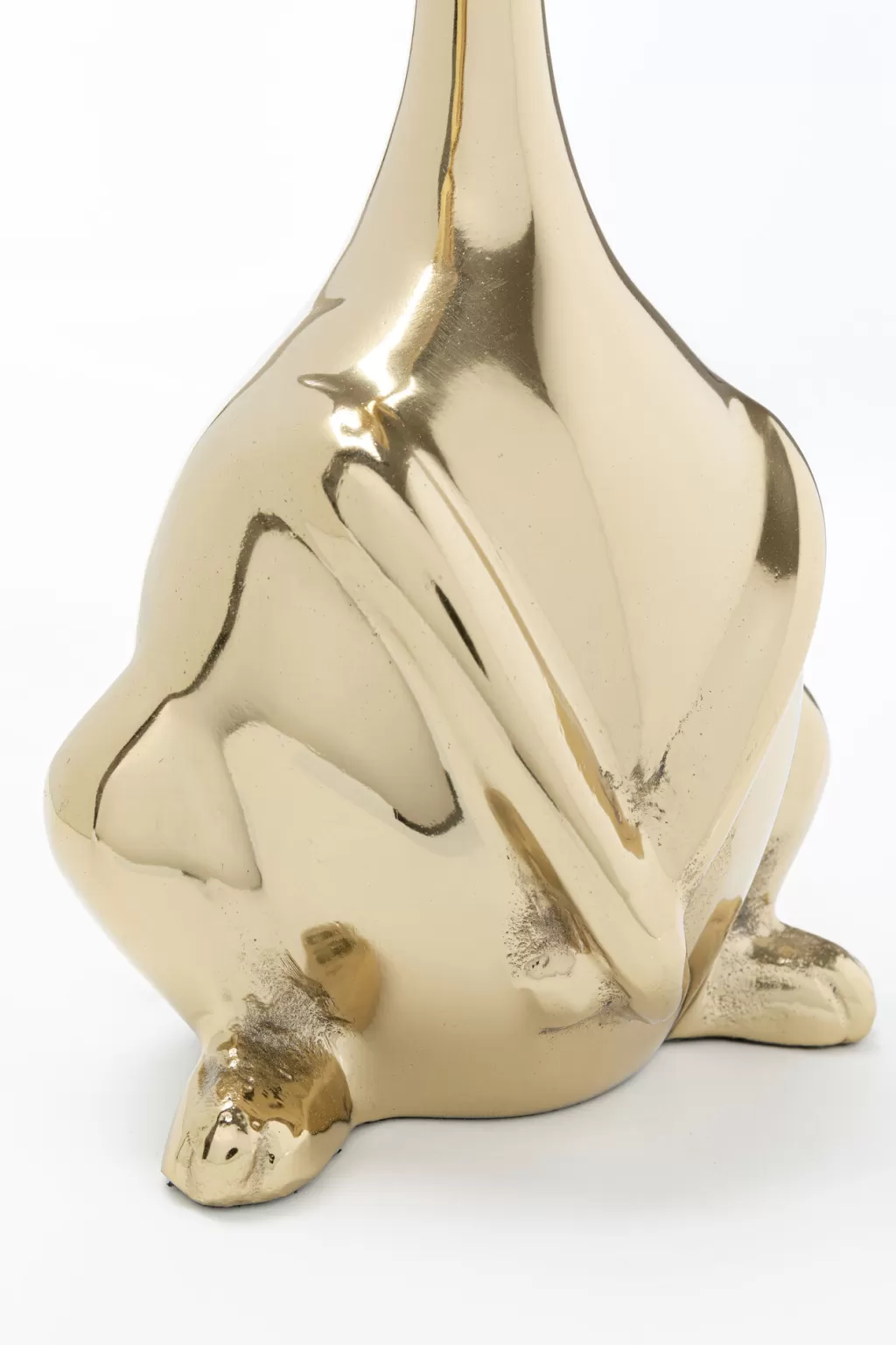 KARE Design – Figurine « Bunny Pupu » en Or, Décorations Mignonnes pour Intérieur – 52 cm