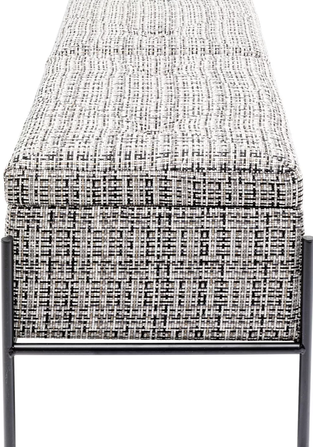 KARE Design - Boîte de Rangement Moderne à Boutons, Format XX Noir & Blanc - Série Penkki