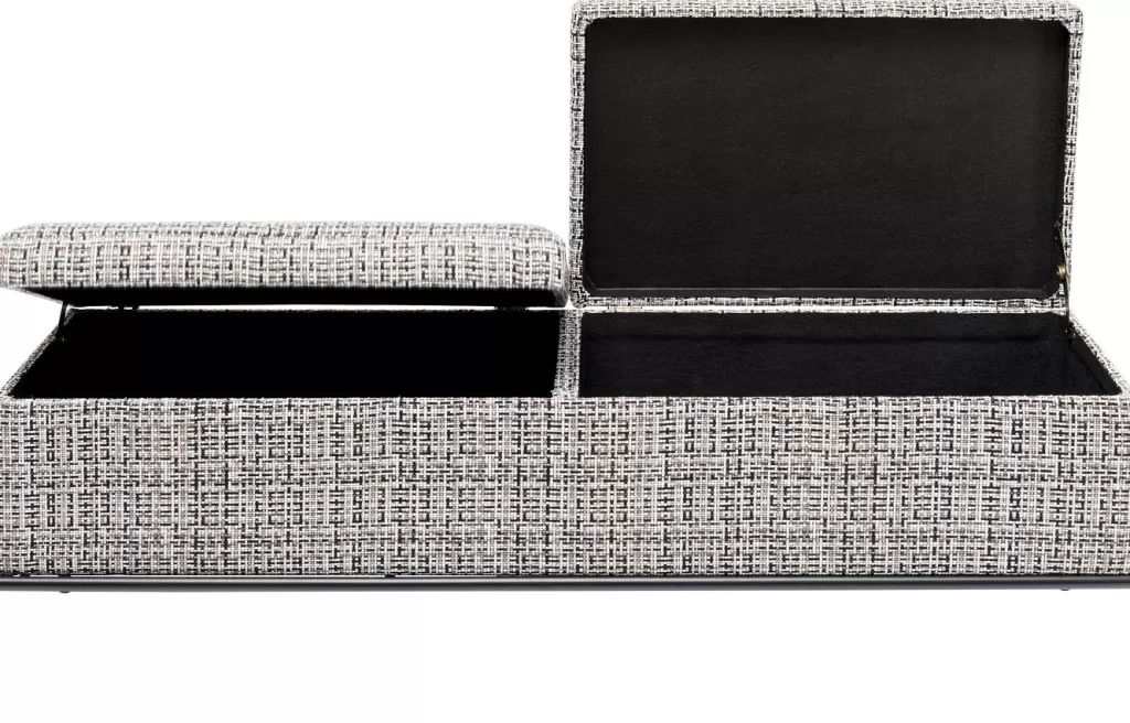 KARE Design - Boîte de Rangement Moderne à Boutons, Format XX Noir & Blanc - Série Penkki