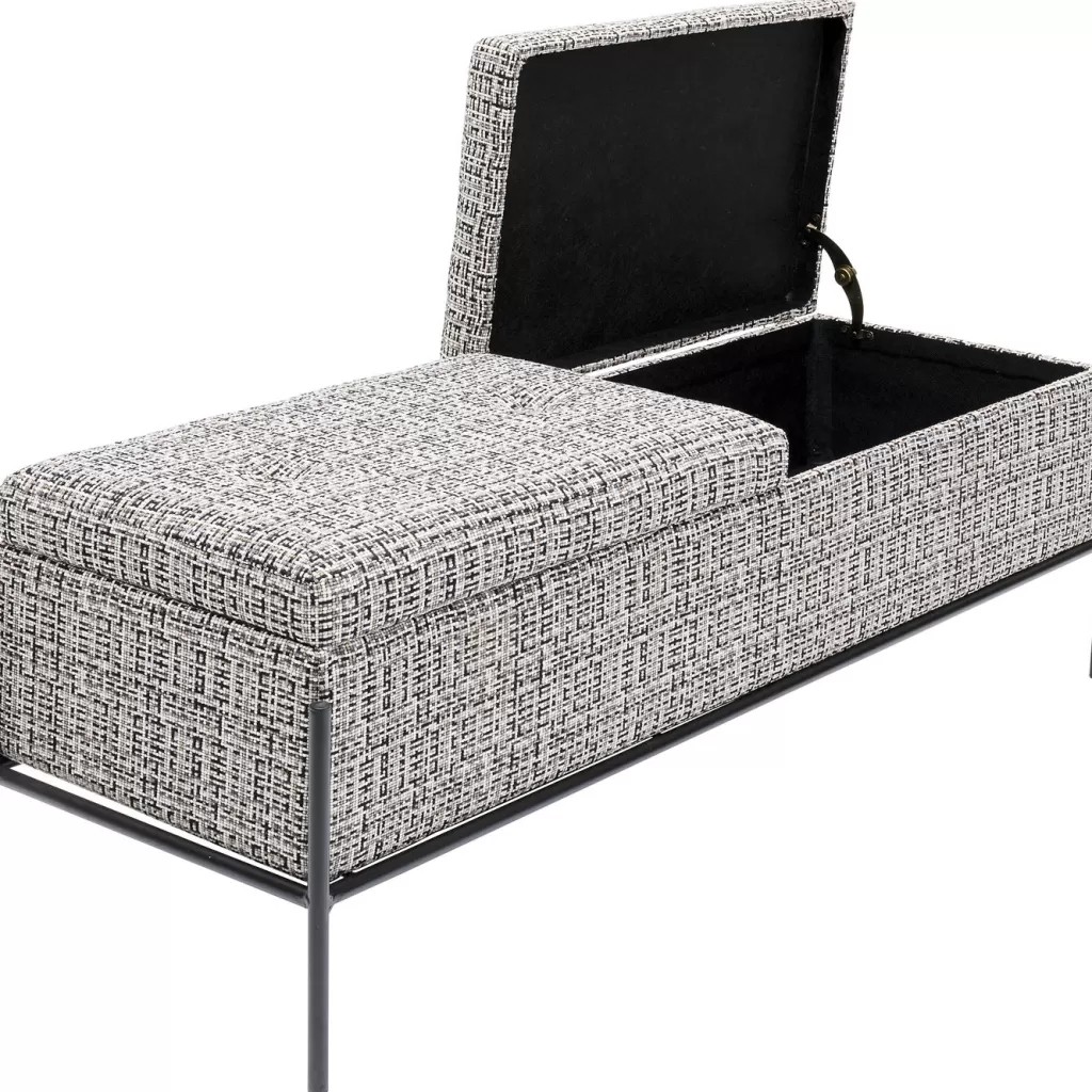 KARE Design - Boîte de Rangement Moderne à Boutons, Format XX Noir & Blanc - Série Penkki