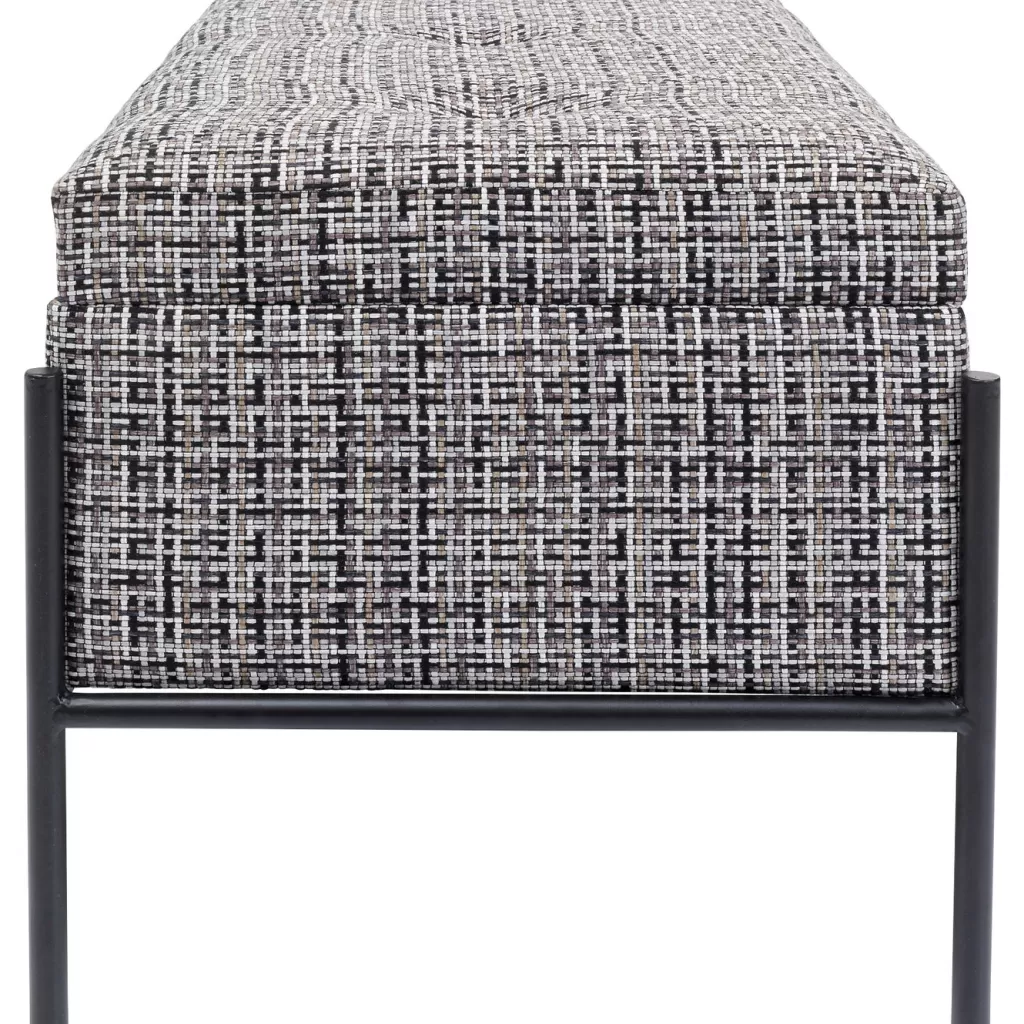 Boîte de rangement design Boutons - Collection KARE - Modèle compact noir et blanc Penkki