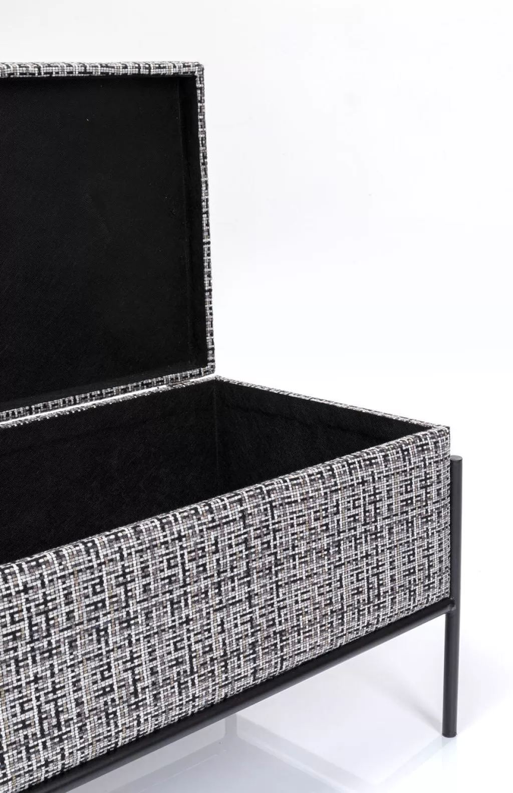 Boîte de rangement design Boutons - Collection KARE - Modèle compact noir et blanc Penkki