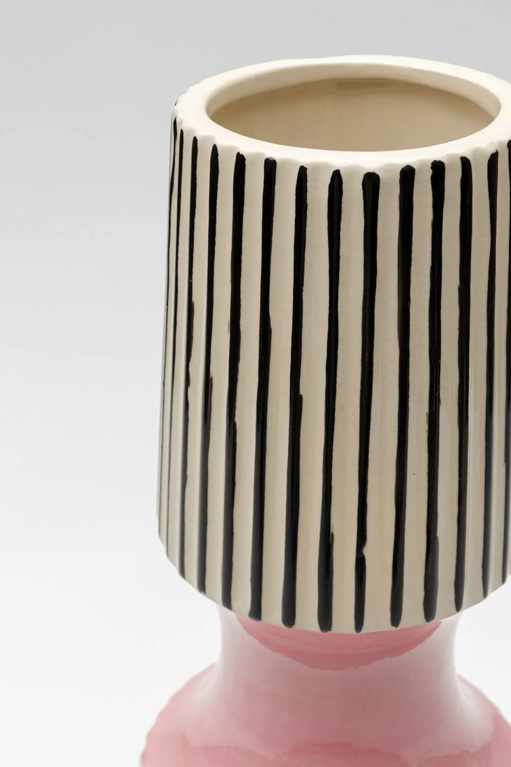 Vase décoratif Calabria en céramique rose 41 cm - Collection printanière KARE Design