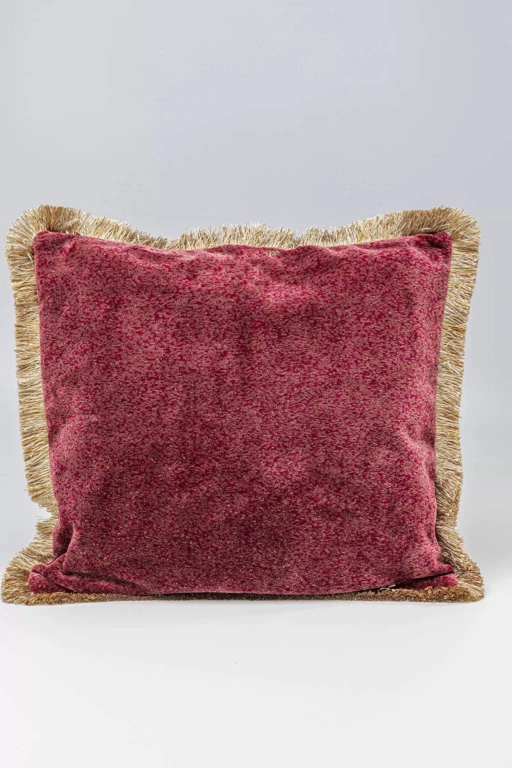 Coussin décoratif design Cannes par KARE - Rouge vif 45x45 cm, parfait pour sublimer votre salon