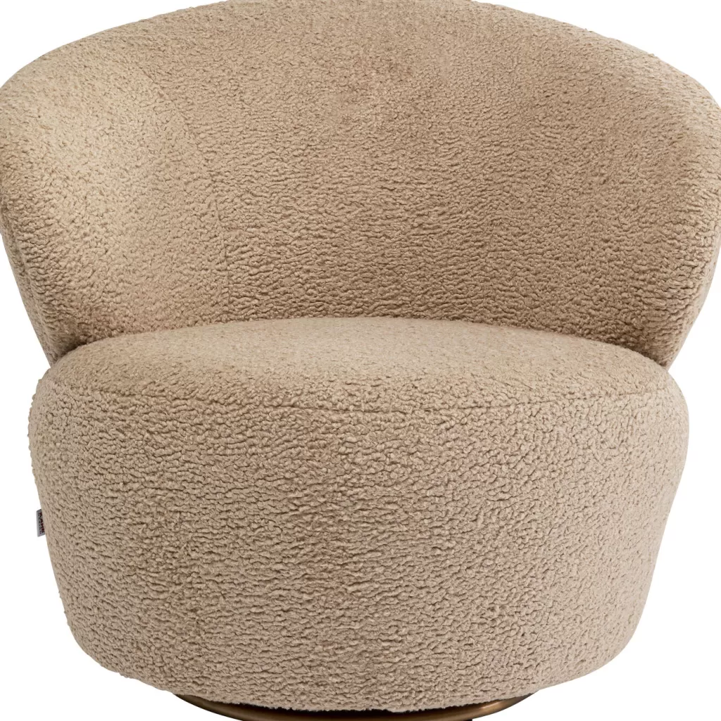 Fauteuil pivotant Carella par KARE Design - Confort moderne et design contemporain pour votre salon