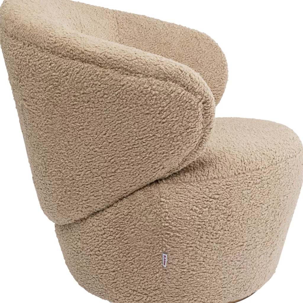 Fauteuil pivotant Carella par KARE Design - Confort moderne et design contemporain pour votre salon