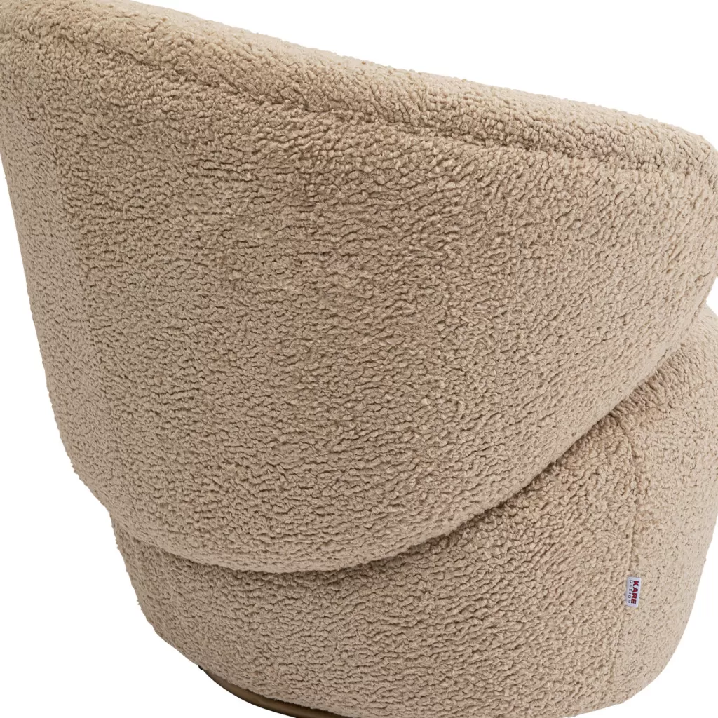 Fauteuil pivotant Carella par KARE Design - Confort moderne et design contemporain pour votre salon