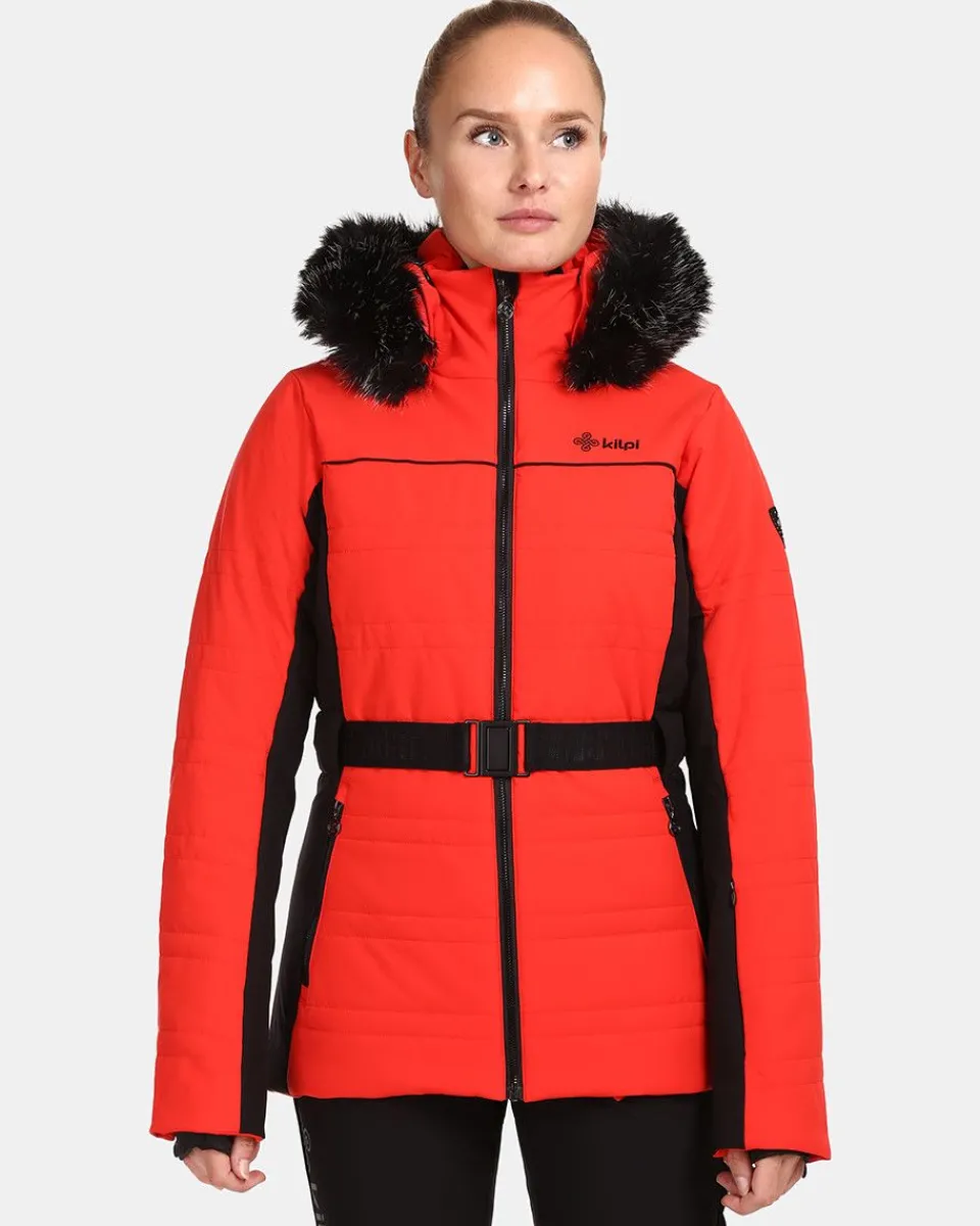 Doudoune Ski Femme Kilpi - Veste Chaude Hiver Montagne avec Style Urbain (Carrie-W)