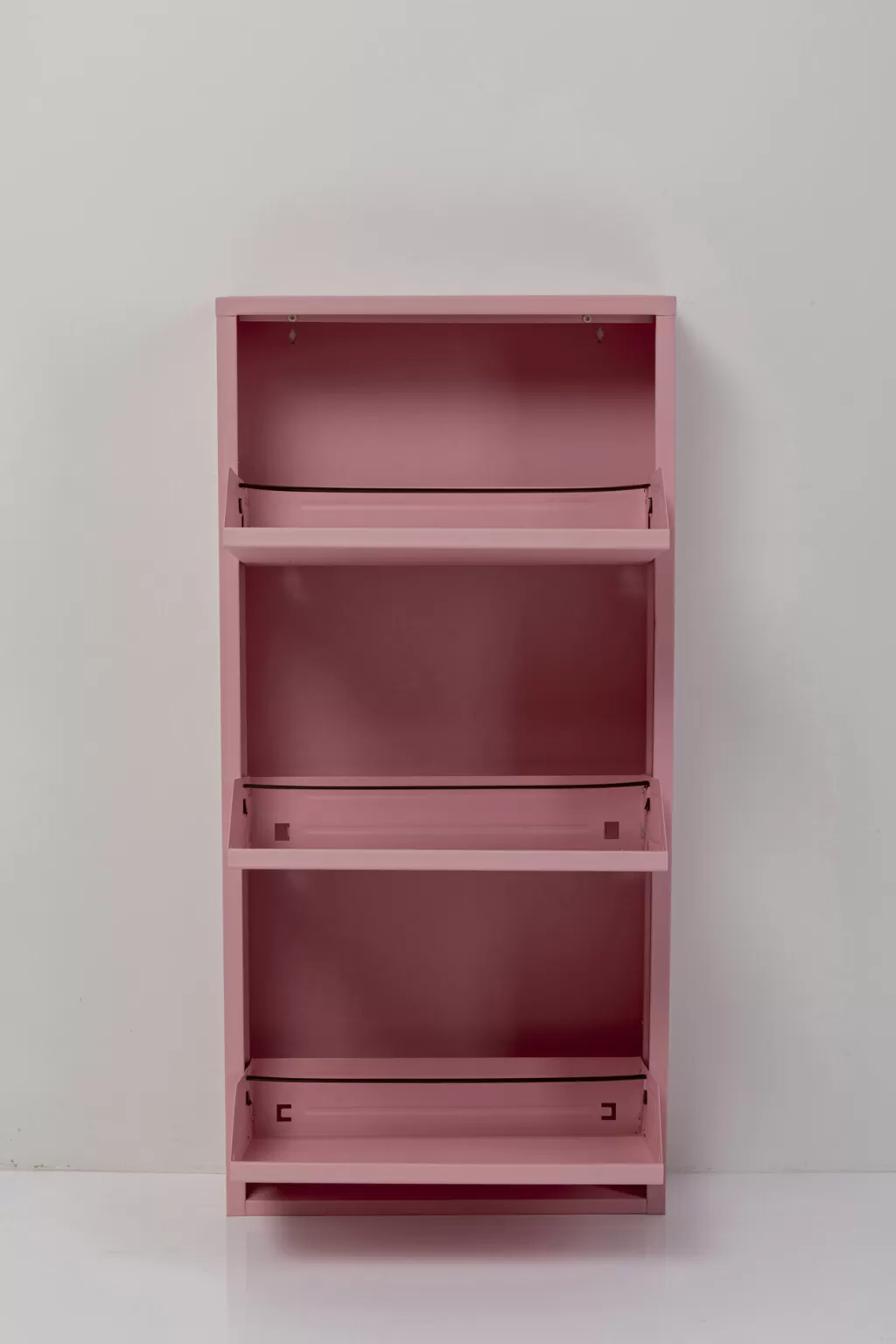 Placard élégant pour chaussures Caruso 3 de KARE Design - Coloris rose poudré, structure moderne (MO)
