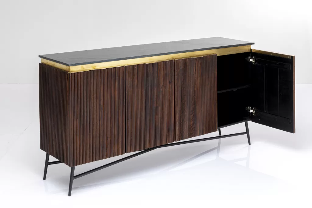 Étagère murale design Catalina Senkki - Structure métal 160 x 86 cm par KARE - Aménagement contemporain pour espace modulable