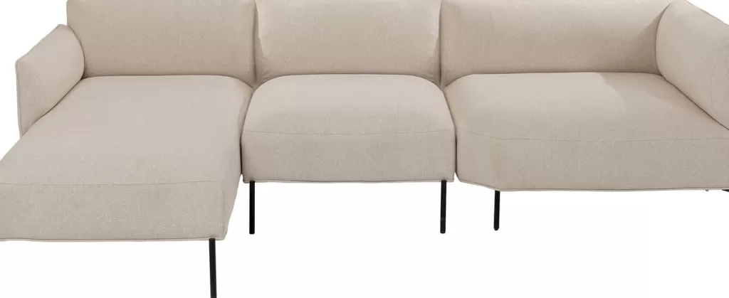 Canapé modulable design contemporain - Chiara par KARE Design, 76 cm de large, teinte crème raffinée