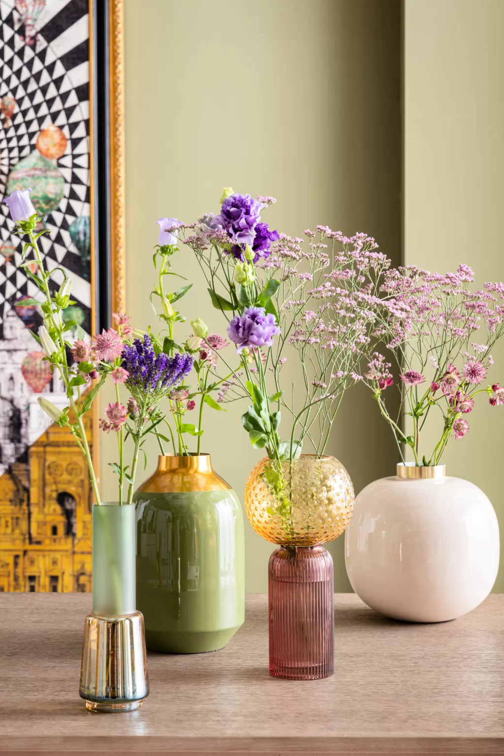 Vase design Chloe par KARE - 26 cm, idéal pour décorer votre salon avec élégance