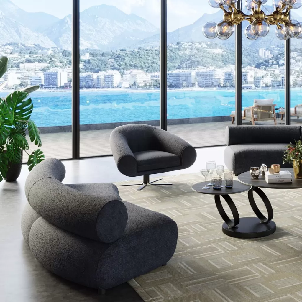 KARE Design - Fauteuil pivotant 