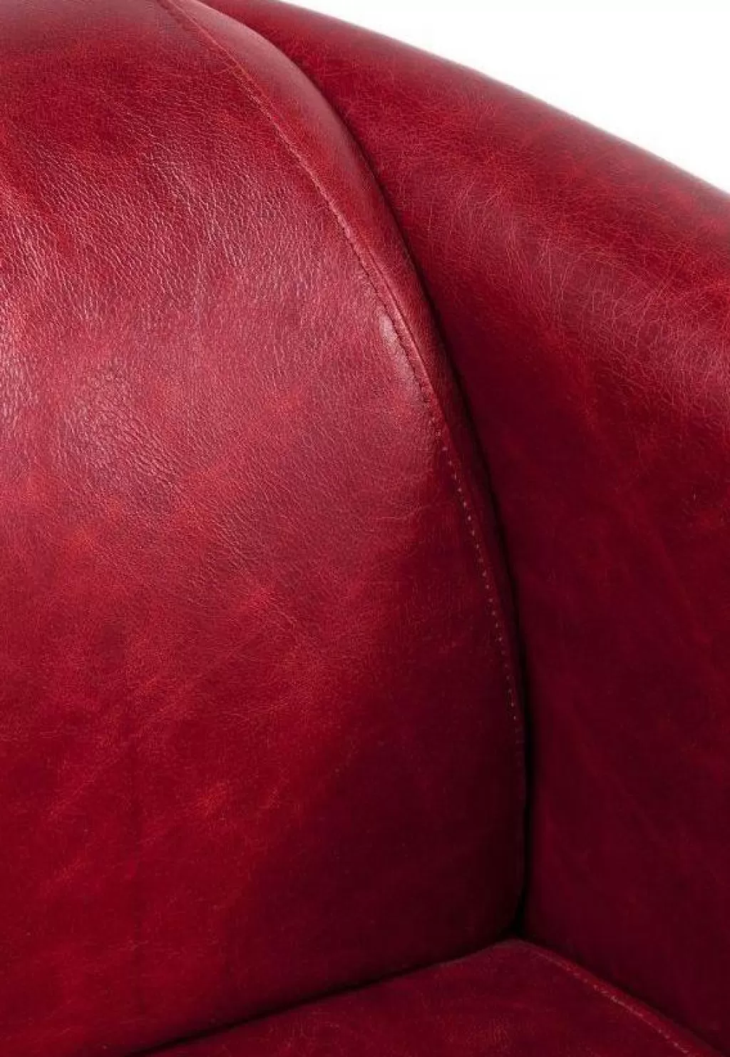 KARE Design - Fauteuil relax « Salon Fumeur » en Velours Rouge - Confort Premium & Design Élégant
