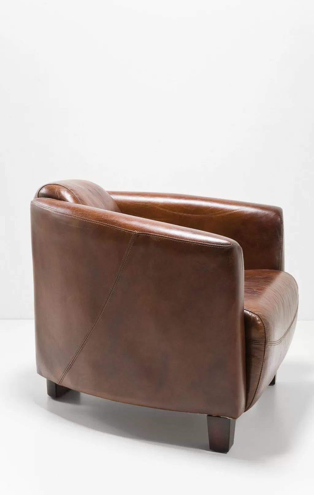 Fauteuil Relax Confortable pour Fumoir – Design Élégant KARE, Tonalité Brun Profond – Idéal pour Moments Détente